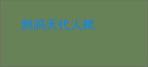 鹧鸪天代人赋